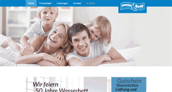 Desktop Screenshot of mein-bett-tiengen.de